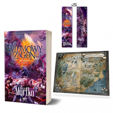 Pakiet: Widmowy Zagon + Mapa papierowa i zakładka gratis (książka + mapa + zakładka)