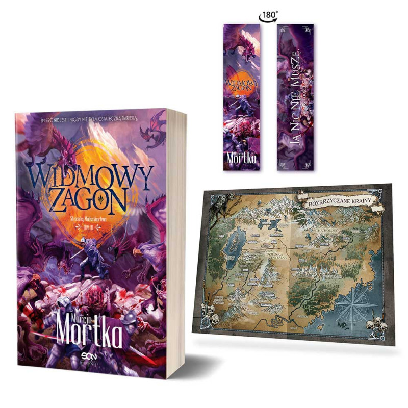 Pakiet: Widmowy Zagon + Mapa papierowa i zakładka gratis (książka + mapa + zakładka) Pakiet: Widmowy Zagon + Mapa papierowa i zakładka gratis (książka + mapa + zakładka)