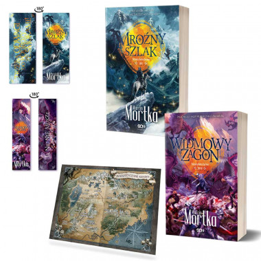 Pakiet: Widmowy Zagon + Mroźny szlak + Mapa papierowa + Zakładki gratis (2x książka + mapa + 2x zakładka)