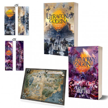 Pakiet: Widmowy Zagon + Utracona godzina + Mapa papierowa + Zakładki gratis (2x książka + mapa + 2x zakładka)