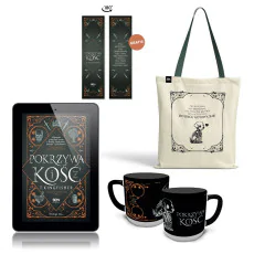 Pakiet: e-book Pokrzywa i kość (e-book + czarny kubek 400 ml + torba bawełniana + zakładka gratis)