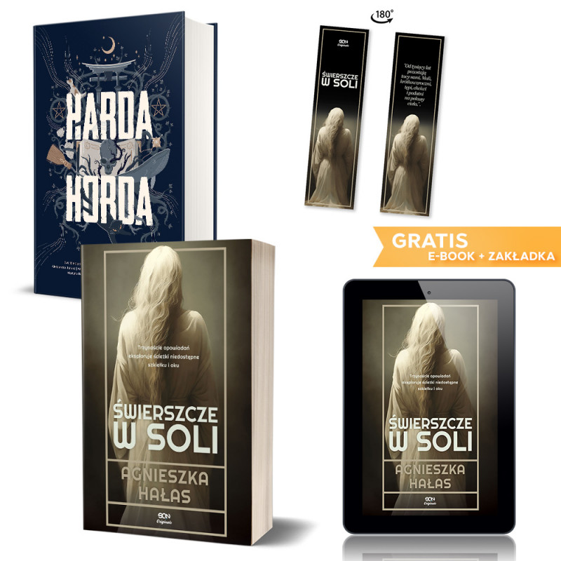 Pakiet SQN Originals: Świerszcze w soli + Harda Horda (2x książka + e-book i zakładka gratis)