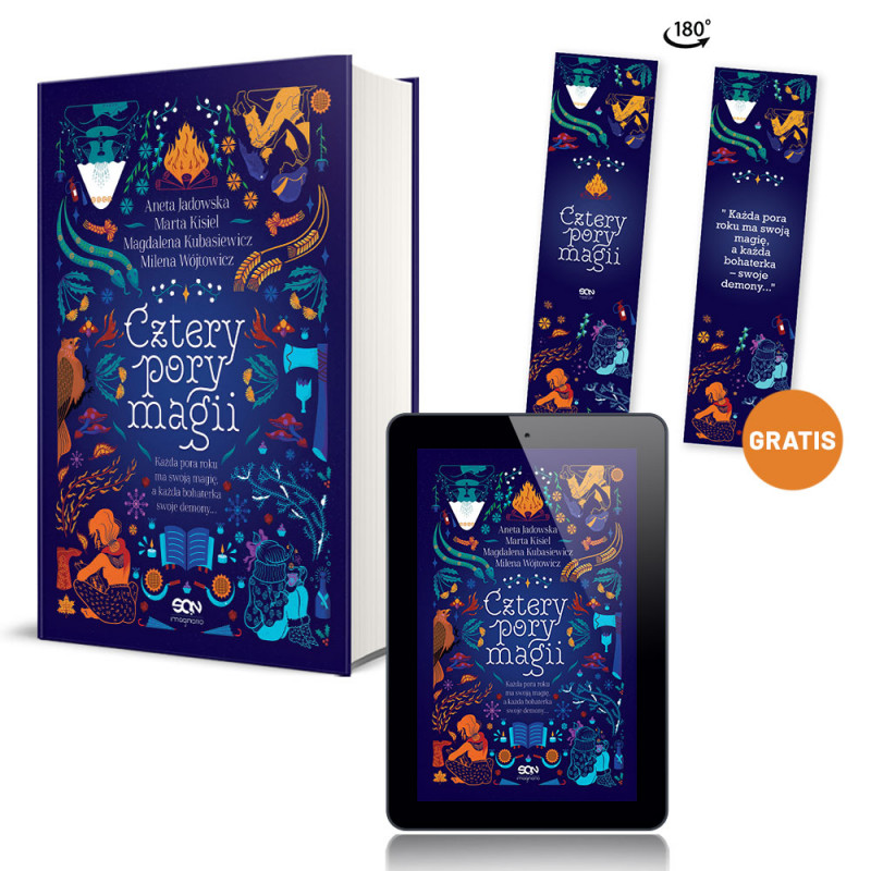 Pakiet: Cztery pory magii + e-book (książka + e-book + zakładka gratis)