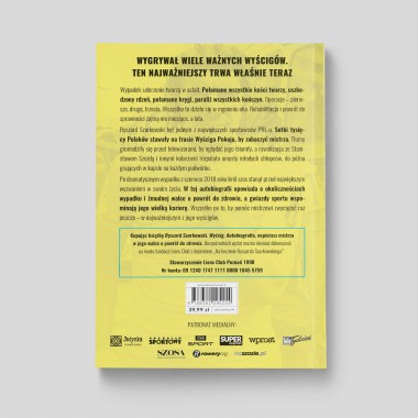 Okładka książki sportowej Ryszard Szurkowski. Wyścig. Autobiografia w księgarni SQN Store