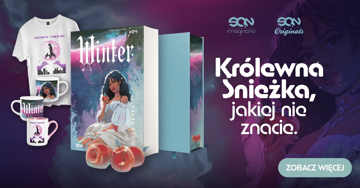 Reklama książki Winter Wydawnictwa SQN, znajdującej się w ofercie oficjalnej księgarni internetowej Wydawnictwa SQN - SQNStore.pl